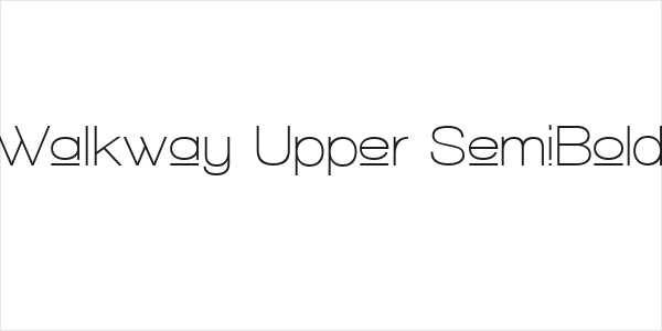 Walkway Upper SemiBold Logo