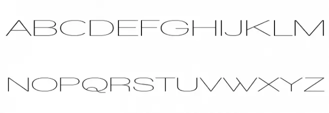 Walkway Upper UltraExpand Schriftart Groß