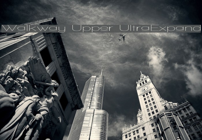 Walkway Upper UltraExpand Font examples