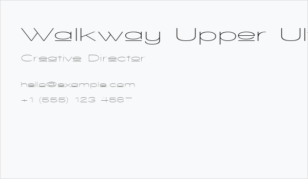Walkway Upper UltraExpand Business Card