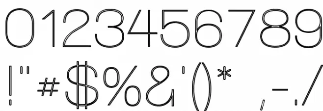 Walkway Upper Zebra フォント その他の文字