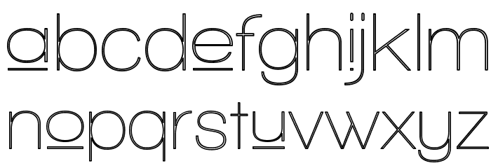Walkway Upper Zebra Font LOWERCASE