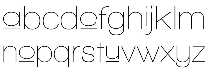 Walkway Upper Font LOWERCASE