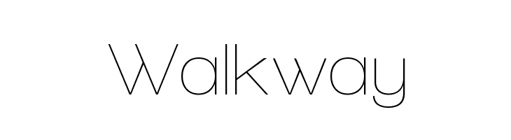 Walkway Font