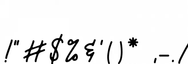 Walkway Font OTHER CHARS