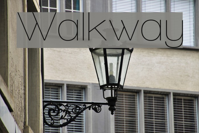Walkway Font examples