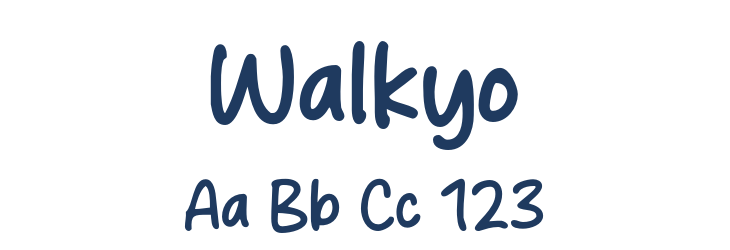 Walkyo Font Preview