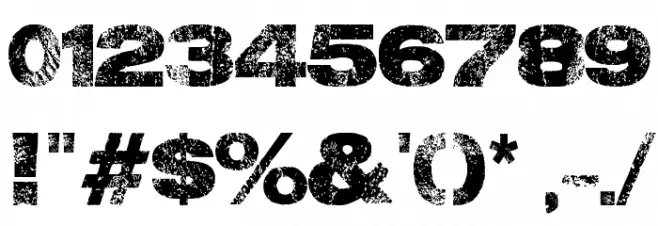 Wall IT Font OTHER CHARS