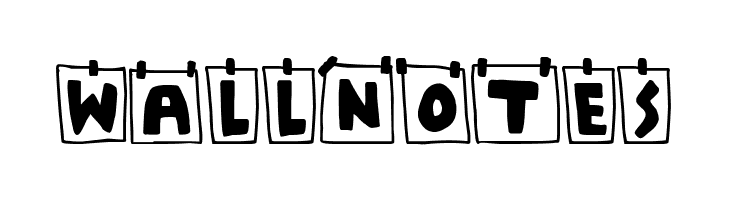 Wall Notes फ़ॉन्ट