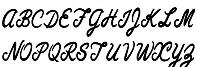 Wall Paper Personal Use Regular フォント 大文字