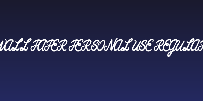 Wall Paper Personal Use Regular Social Header