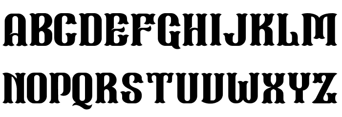 WallAxe Black Font LOWERCASE