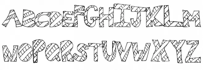 WallFresh Schriftart Groß