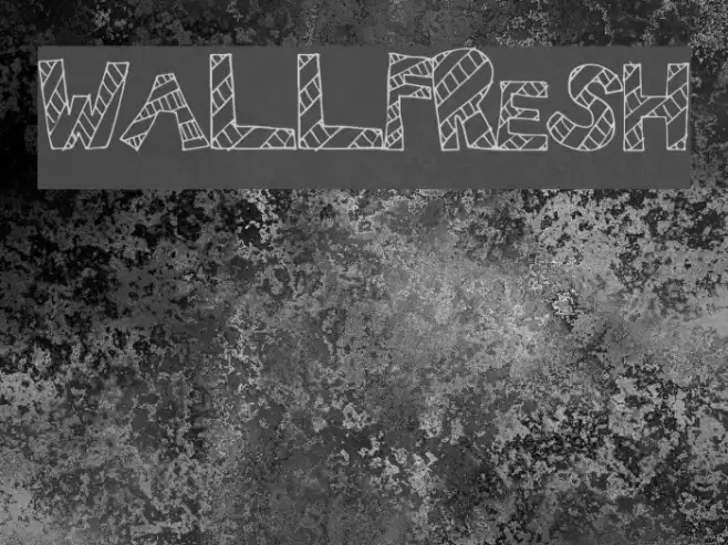 WallFresh Font examples