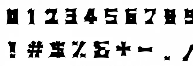 WallPaintingC Font OTHER CHARS