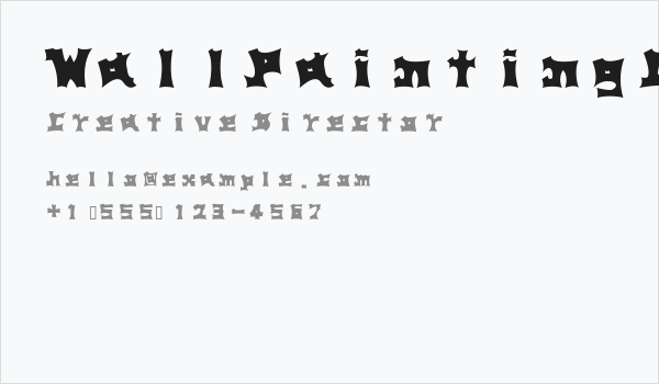 WallPaintingC Business Card