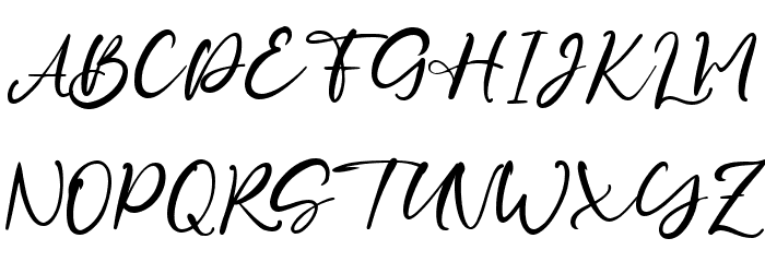 Wallaby 字体 大写