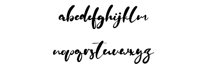 Wallaby 字体 小写