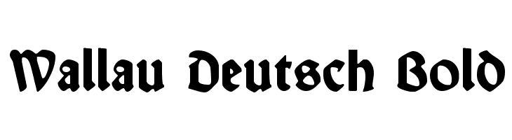 Wallau Deutsch Bold Font