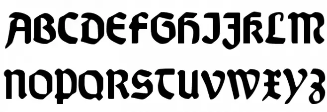Wallau Deutsch Bold Caratteri MAIUSCOLE