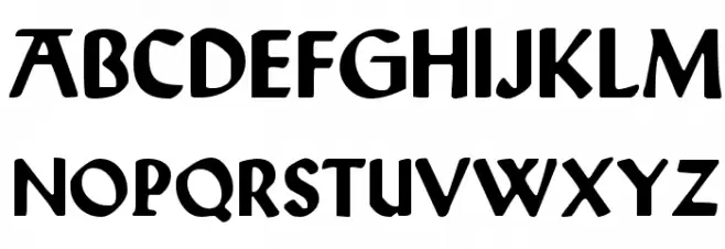 Wallau Unzial Bold Шрифта ВЕРХНИЙ