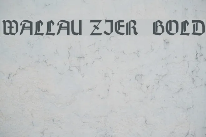 Wallau Zier  Bold Example 1