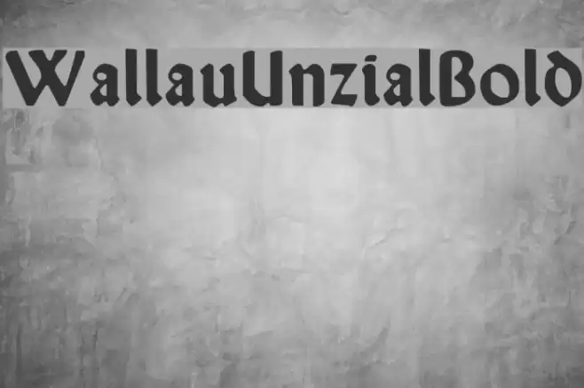 WallauUnzial-Bold Font examples