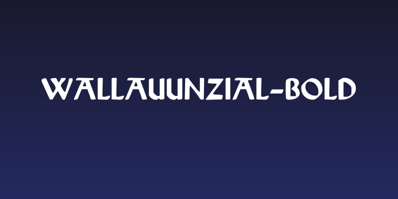 WallauUnzial-Bold Social Header