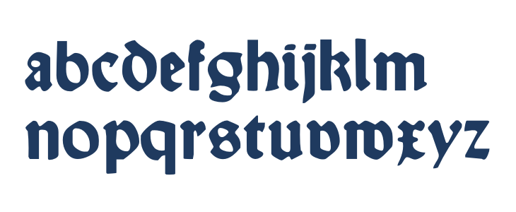 WallauUnzial-Bold Lowercase