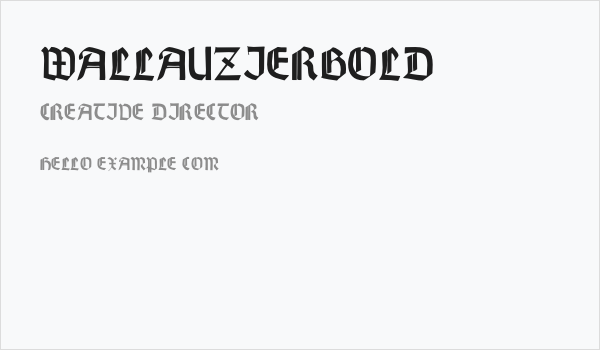 WallauZierBold Business Card