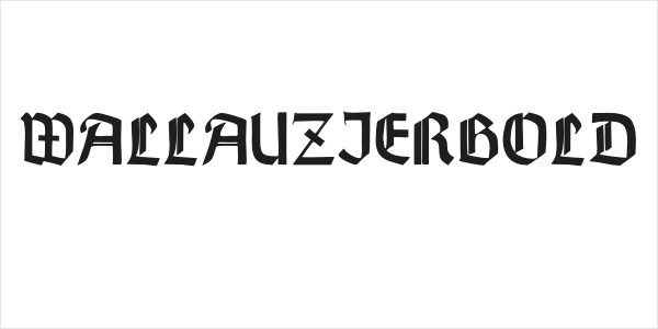 WallauZierBold Logo