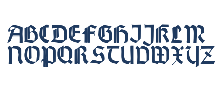 WallauZierBold Lowercase