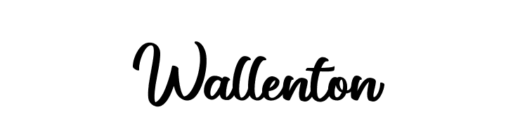 Wallenton  免费字体下载