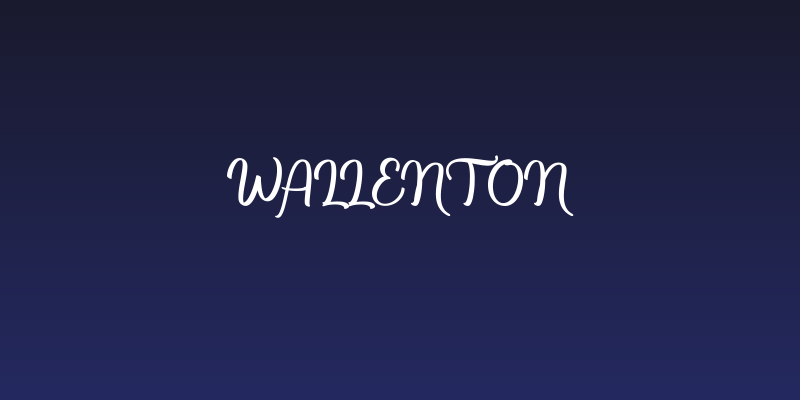 Wallenton Social Header