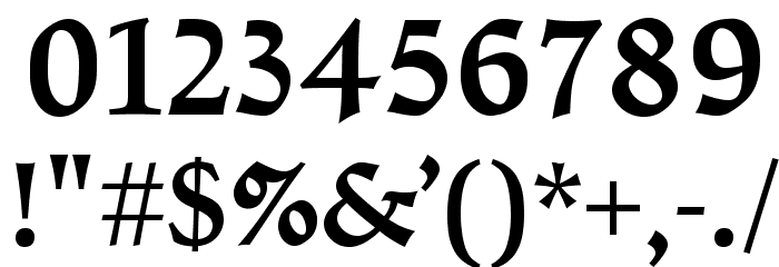 Walleye-Bold Font OTHER CHARS