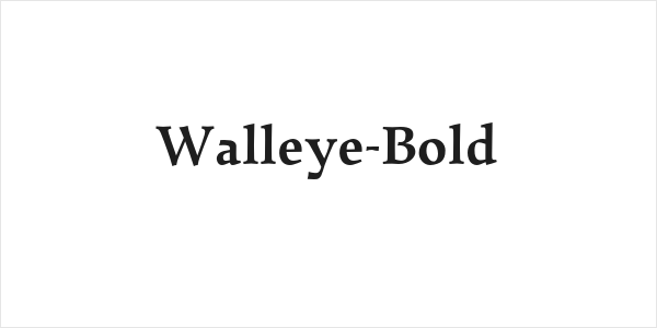 Walleye-Bold Logo