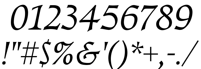 Walleye Italic Font OTHER CHARS