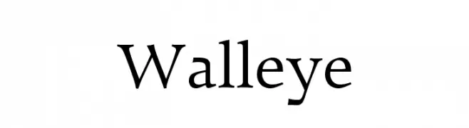 Walleye  تنزيل الخطوط