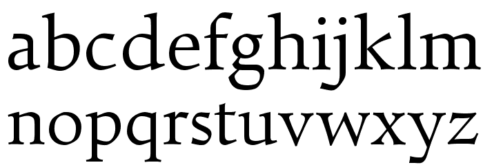 Walleye Font LOWERCASE