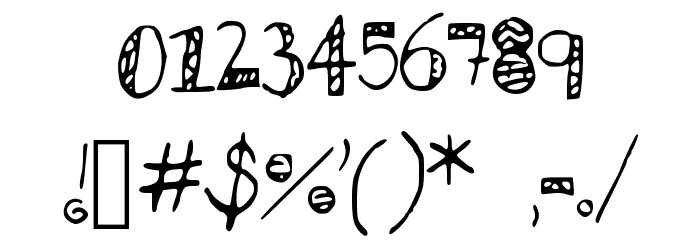 Wallflower Font OTHER CHARS