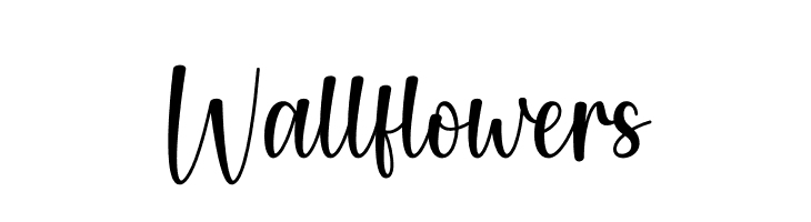 Wallflowers  नि: शुल्क फ़ॉन्ट्स डाउनलोड