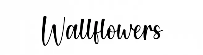 Wallflowers  フリーフォントのダウンロード