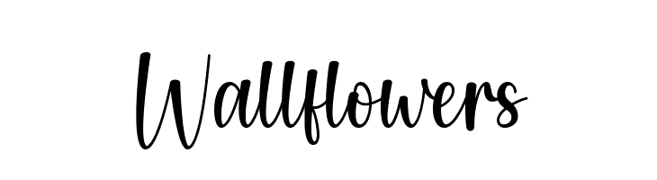 Wallflowers  font caratteri gratis