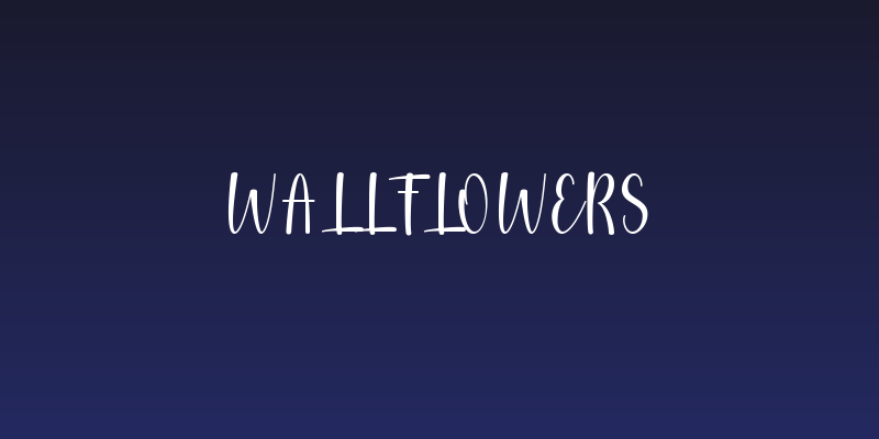 Wallflowers Social Header