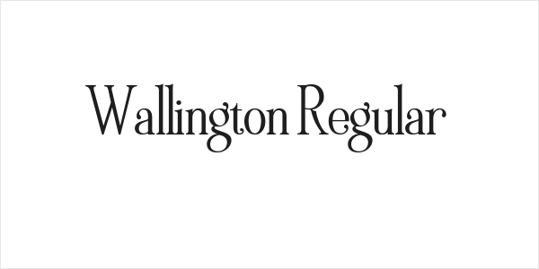 Wallington Regular Logo