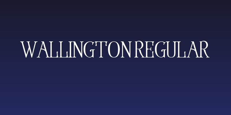 Wallington Regular Social Header