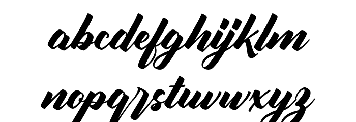WallingtonFREE Font LOWERCASE