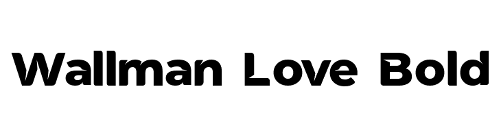 Wallman Love Bold  Free Fonts Download