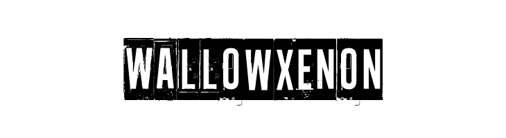Wallowxenon Font