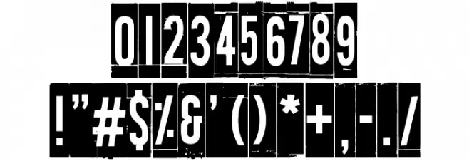 Wallowxenon フォント その他の文字